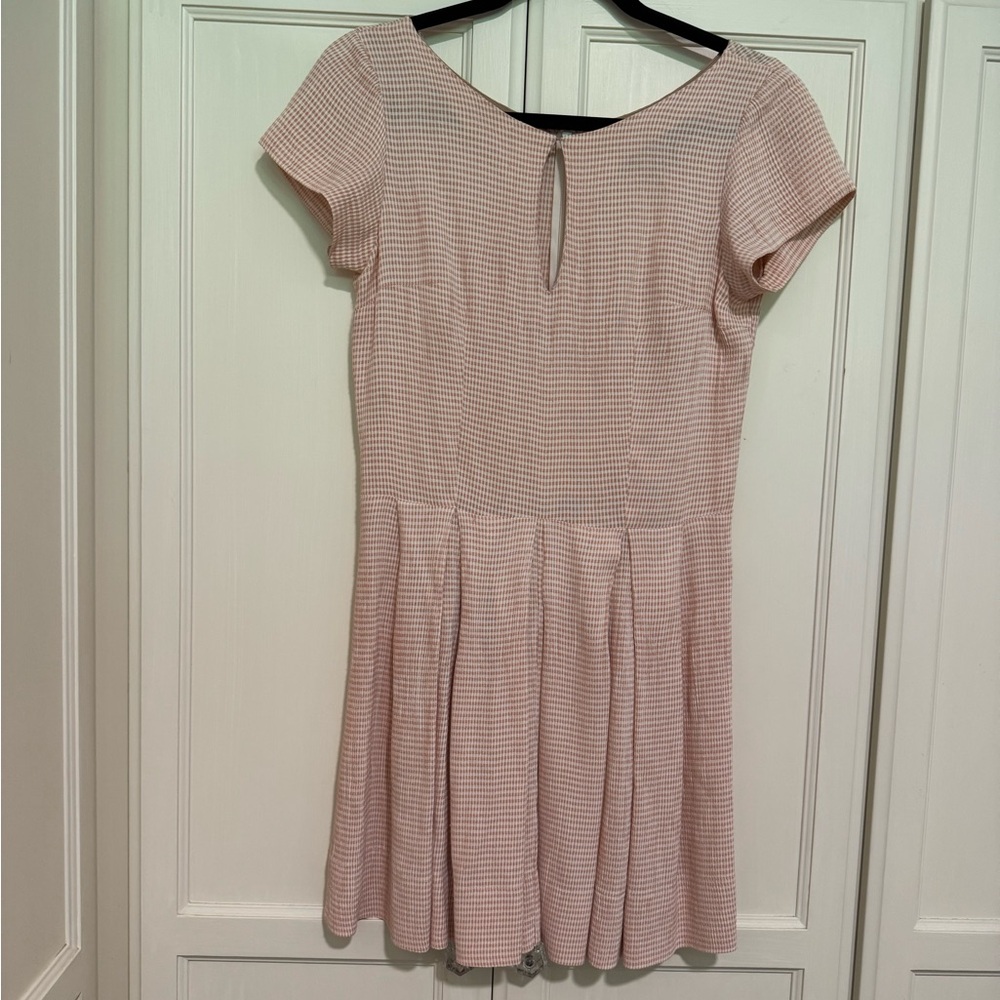 Reformation Gingham pink dress